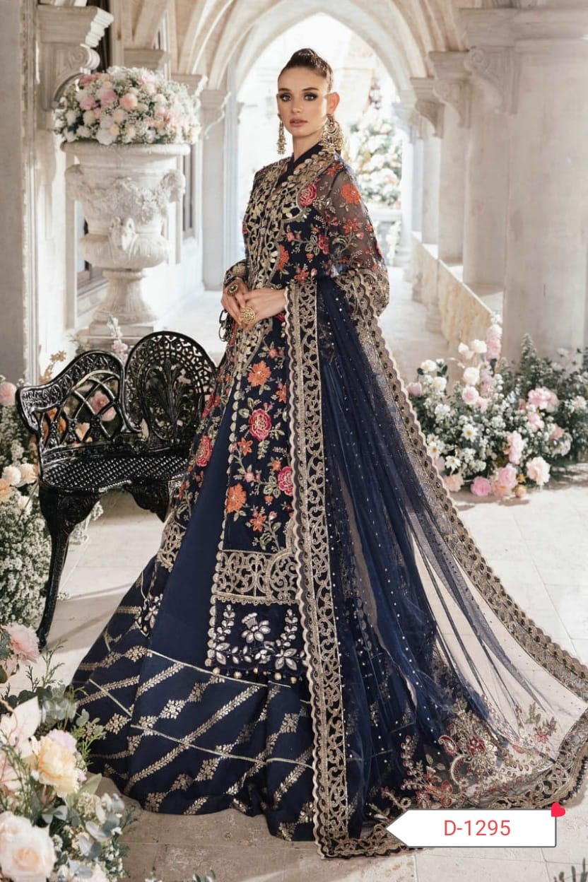 Pakistani Designer Organza Suit by Maria B