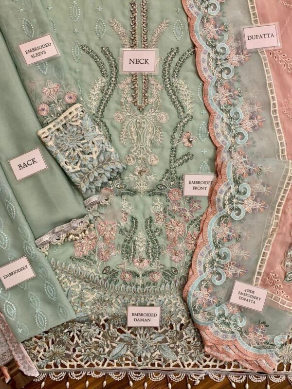 Embroidered Spengle Work Dress