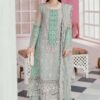 Organza Embroidered Party Wear Suit
