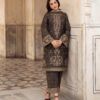 red dhanak suit