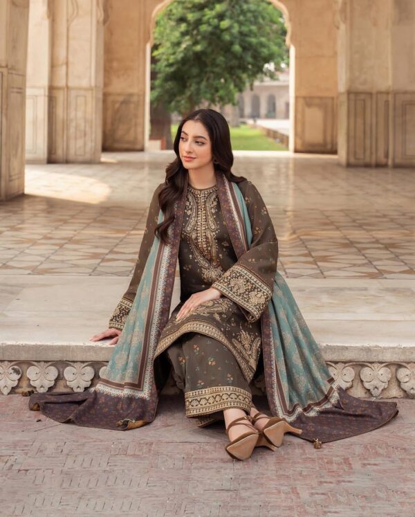 embroidered wedding dress