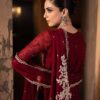 Luxury Chiffon Embroidered Fancy Suit – Heavy Addawork Neck Patch, Lace & Dupatta