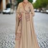 Fancy Dhanak Embroidered Party Wear Suit