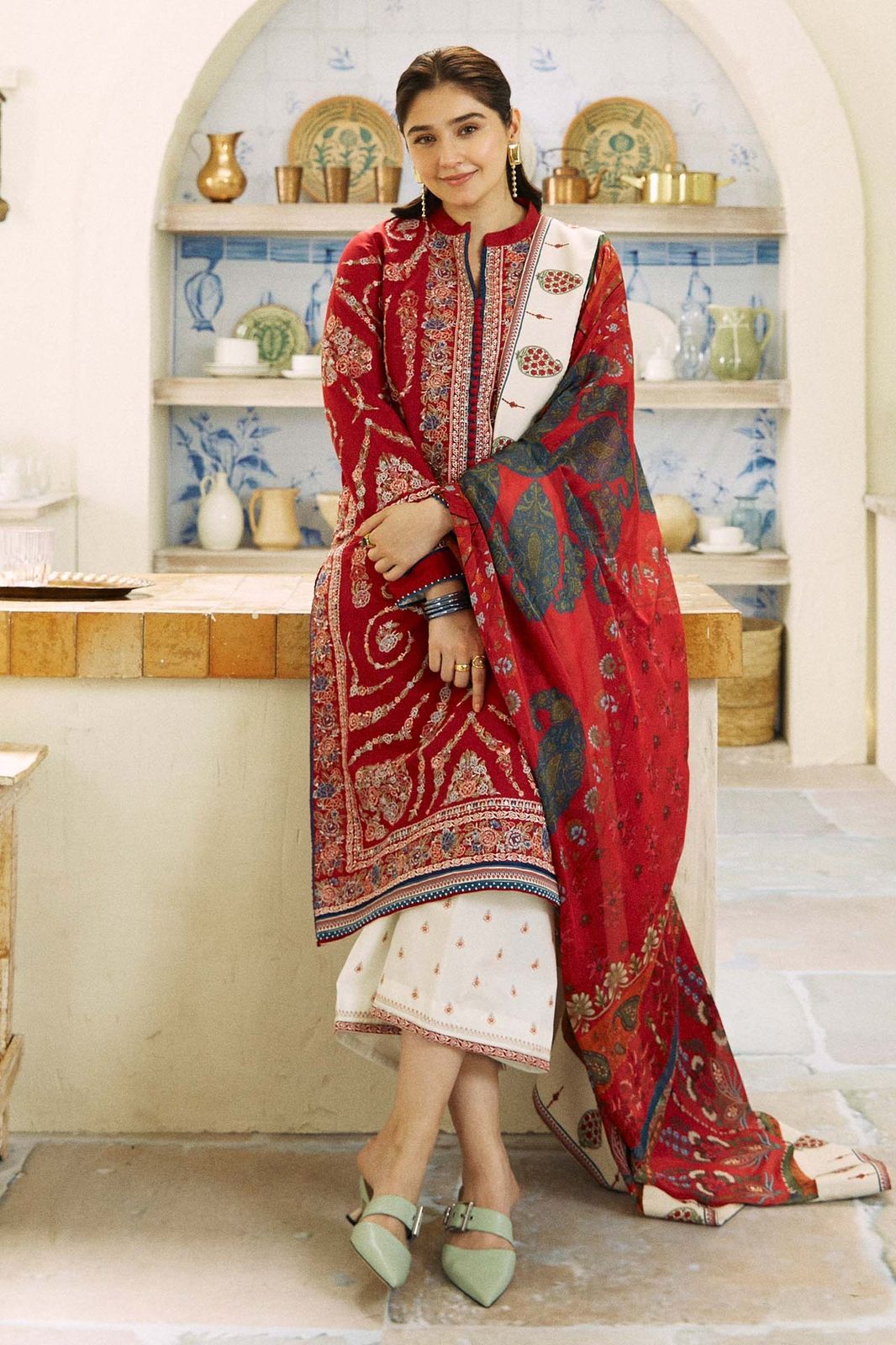 Luxury Dhanak Party Wear Suit