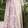 Women’s Dhanak Embroidered Fancy Suit – Maroon Party Wear