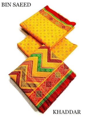 Get Bin Saeed Original Khaddar 3pc