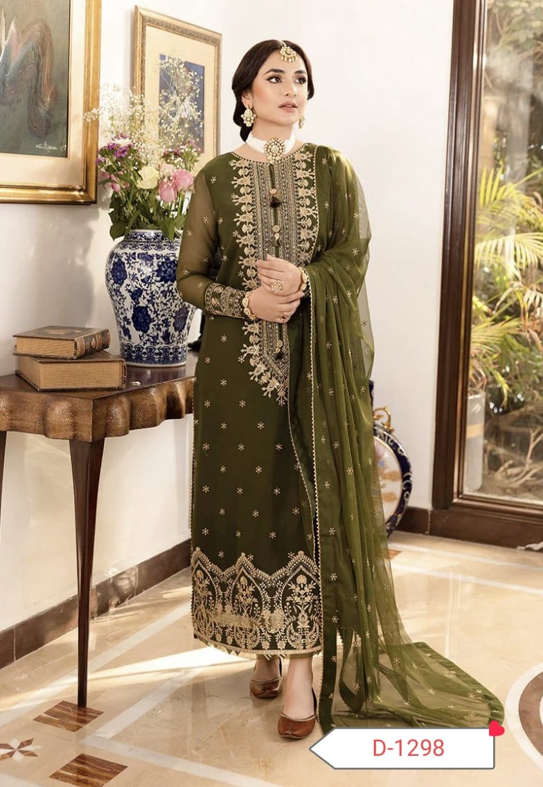 Asim Jofa luxury chiffon replica
