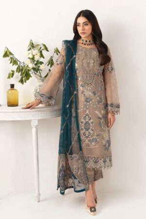chiffon party wear suit