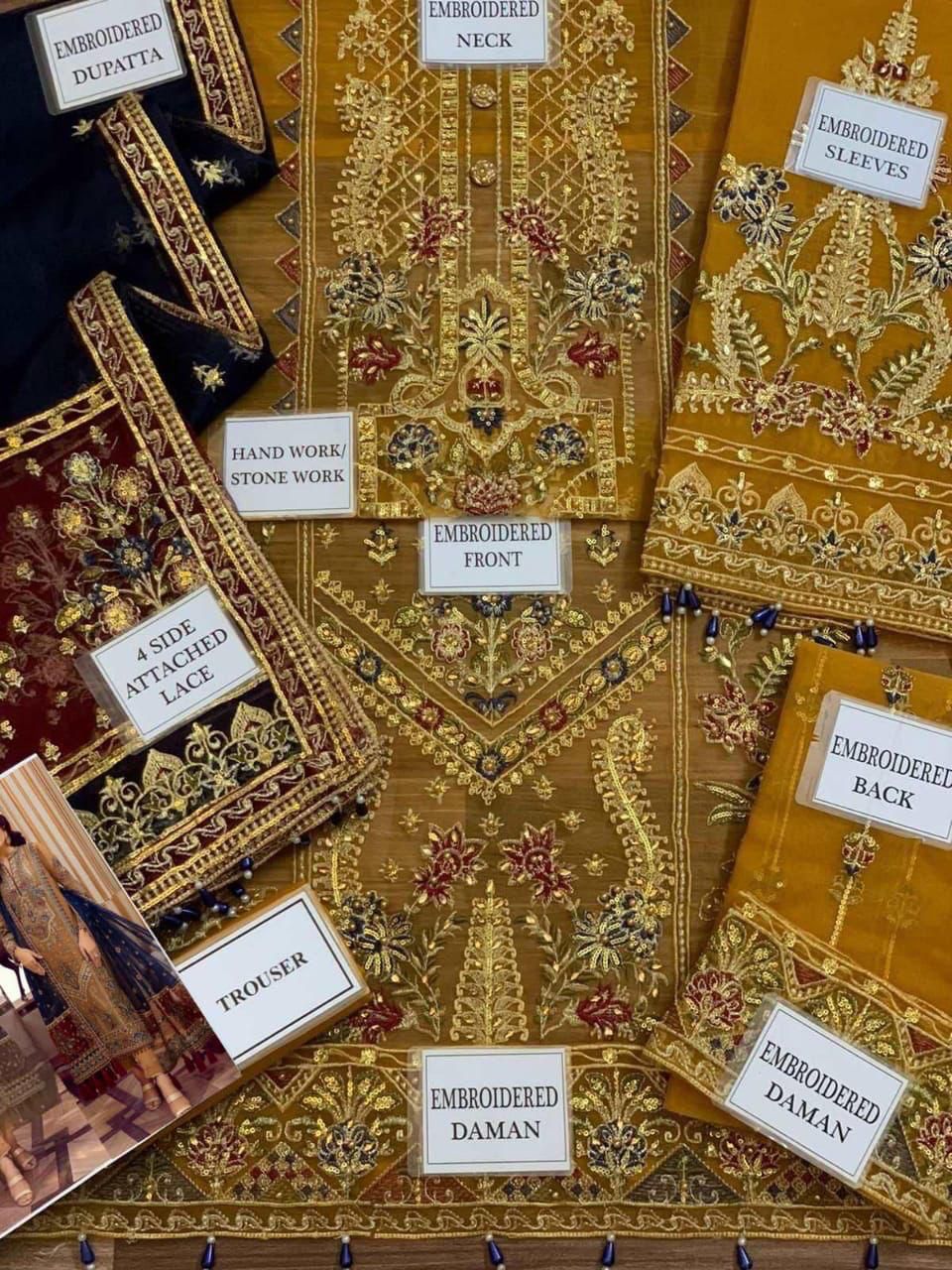 Luxury Organza Dress with Tassels