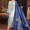 Fancy Women’s Dhanak Suit – Grey Embroidered Party Wear