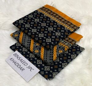 Bin Saeed Original Khaddar 3pc Suit