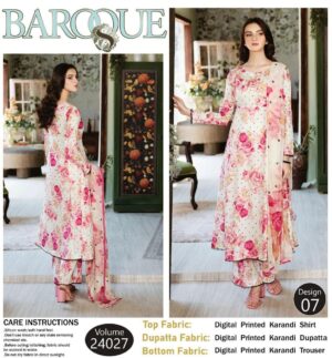 Karandi printed suit