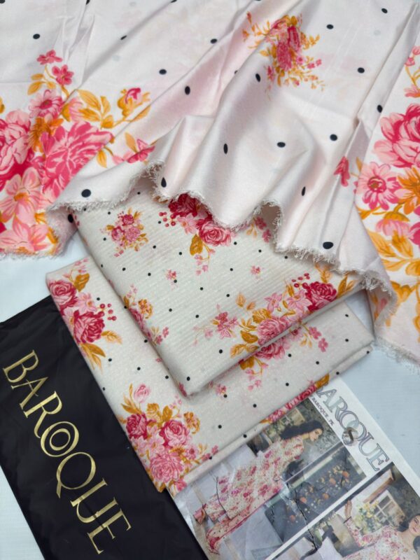 Embroidered Karandi suit