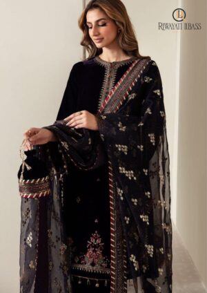 Velvet Embroidered Suit