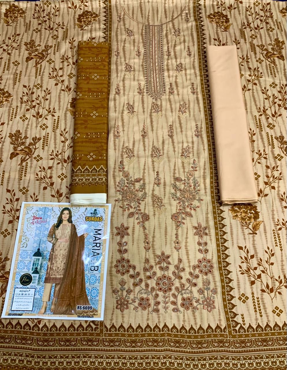 Linen 3PC Cross Stitch collection