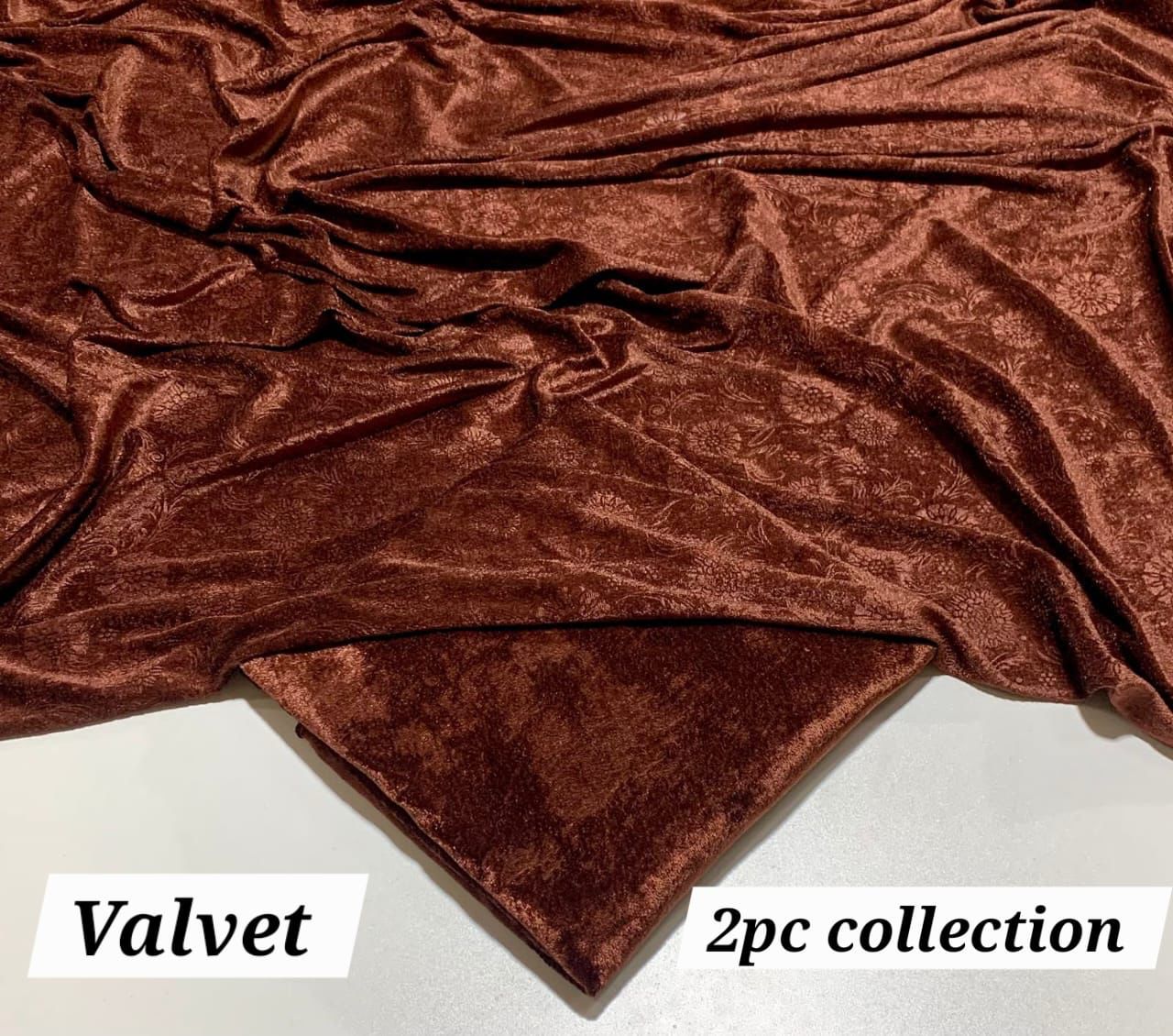 Winter Velvet Suits for Ladies