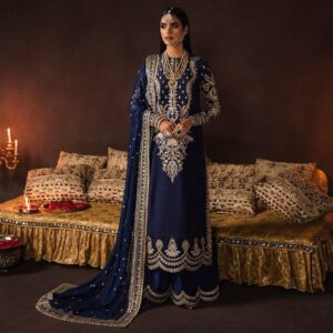 Barat Dress | Nikkah Dress | Mehndi Dress | Luxury Embroidered Velvet Suit