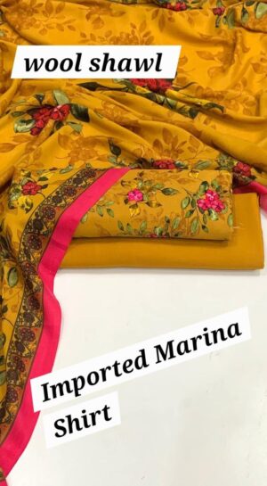 Wool Printed 3PC Suit – Marina Winter Style