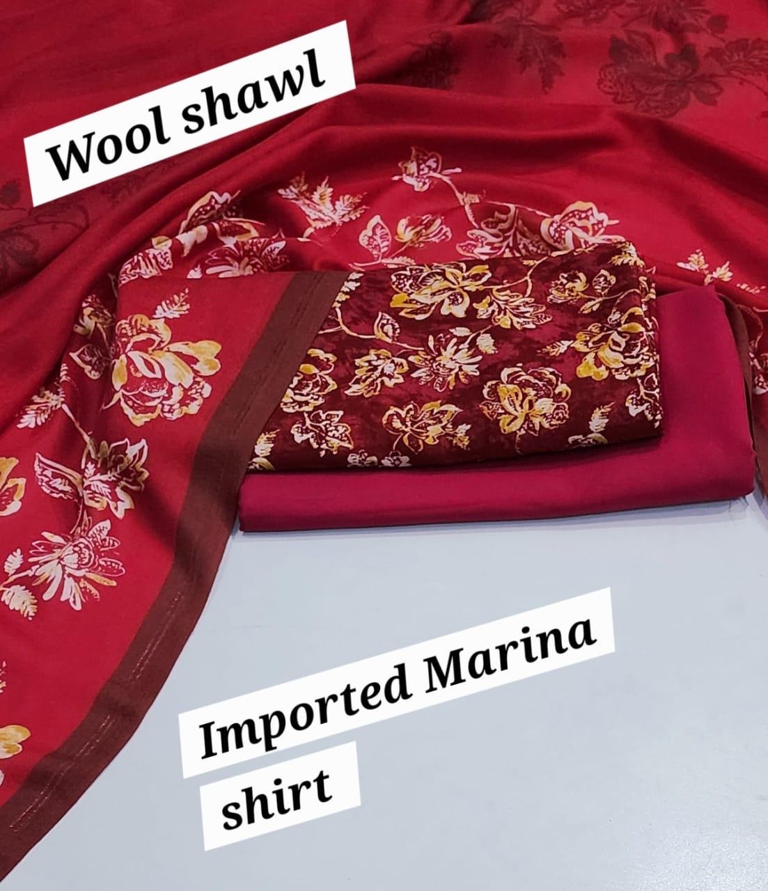 Winter Women's 3PC Suit with Shawl